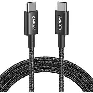 アンカー Anker Japan Anker 333 高耐久ナイロン USB-C & USB-C ケーブル 1.8m (ブラック) Black [約1.8m ※長さは端子部分も含めて計測/USB Power Delivery対応] A8757011