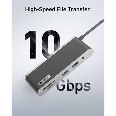 アンカー Anker Japan Anker 655 USB-C Hub (8-in-1) Gray [バスパワー