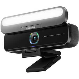 アンカー Anker Japan ウェブカメラ＋マイク・スピーカー・ライト USB-C接続 AnkerWork B600 Video Bar(Mac/Win) ブラック [有線] A3383011