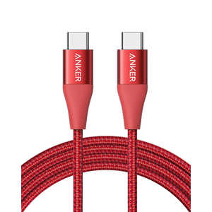 アンカー Anker Japan Anker PowerLine +II USB-C to USB-C 1.8m Red [約1.8m /USB Power Delivery対応] A8443091