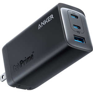 アンカー Anker Japan Anker 737 Charger （GaNPrime 120W） ブラック［3ポート ／USB Power Delivery対応］ A2148N11