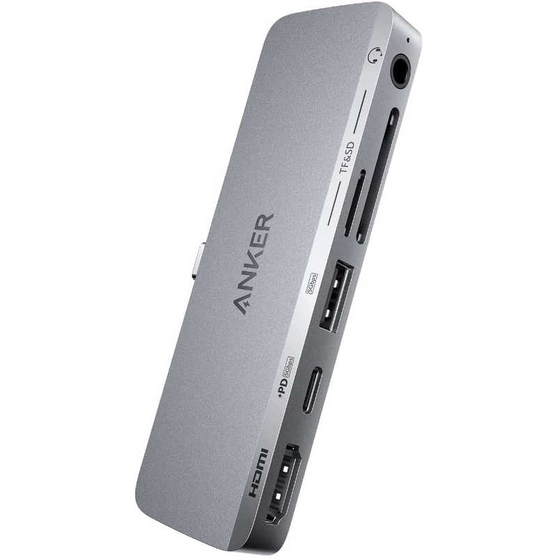 アンカー アンカー Anker 541 USB-C ハブ (6-in-1 for iPad) Gray [バスパワー /6ポート] A83630A1 A83630A1