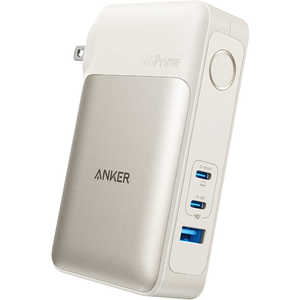 アンカー Anker Japan モバイルバッテリー搭載USB急速充電器 Anker 733 Power Bank(GaNPrime PowerCore 65W) ゴールド A1651NB1