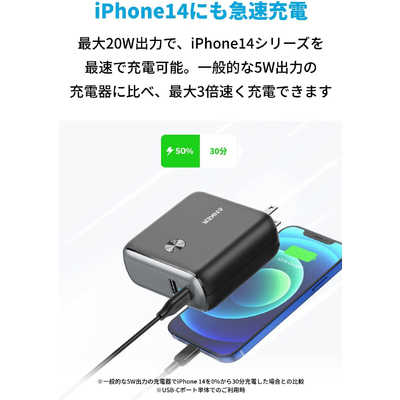 Anker PowerCore Fusion 10000　ブラック Anker PowerCore Fusion 10000, 20W USB-C Portable Charger