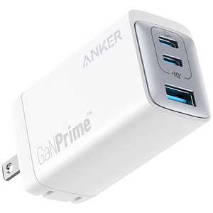 アンカー Anker Japan Anker 735 Charger(GaNPrime 65W) ホワイト [3ポート /USB Power Delivery対応 /GaN(窒化ガリウム) 採用] A2668N21