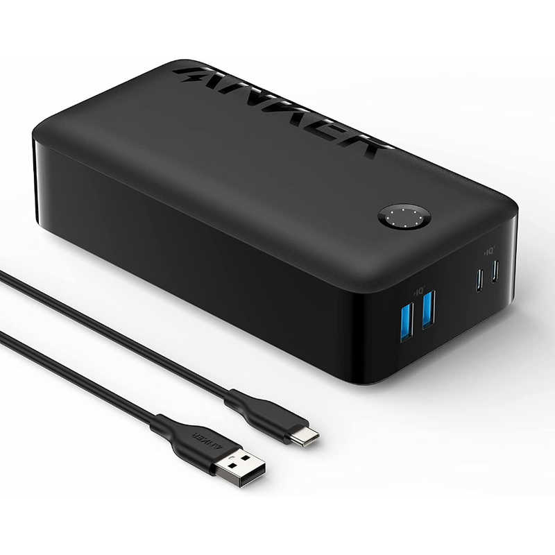 アンカー Anker Japan アンカー Anker Japan モバイルバッテリー Anker 347 Power Bank (PowerCore 40000) ブラック [40000mAh /USB Power Delivery対応 /4ポート /充電タイプ] A1377011 A1377011