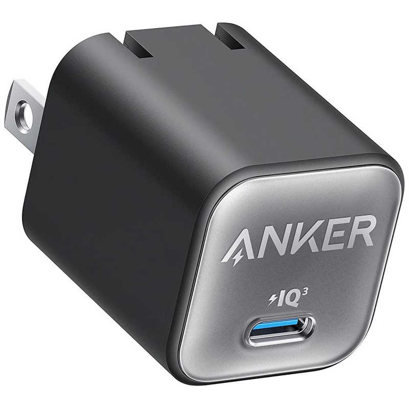 アンカー Anker Japan アンカー Anker Japan Anker 511 Charger (Nano 3 30W) ブラック ［1ポート /USB Power Delivery対応］ A2147N11 A2147N11