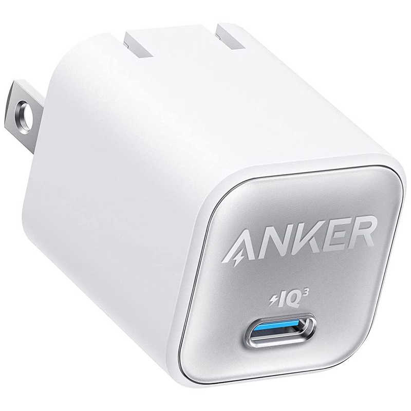 アンカー Anker Japan アンカー Anker Japan Anker 511 Charger (Nano 3 30W) ホワイト ［1ポート /USB Power Delivery対応］ A2147N21 A2147N21