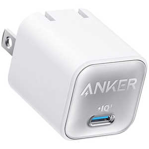アンカー Anker Japan Anker 511 Charger (Nano 3 30W) ホワイト ［1ポート /USB Power Delivery対応］ A2147N21