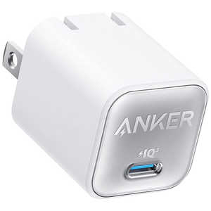 アンカー Anker Japan Anker 511 Charger (Nano 3 30W) ホワイト ［1ポート /USB Power Delivery対応］ A2147N21