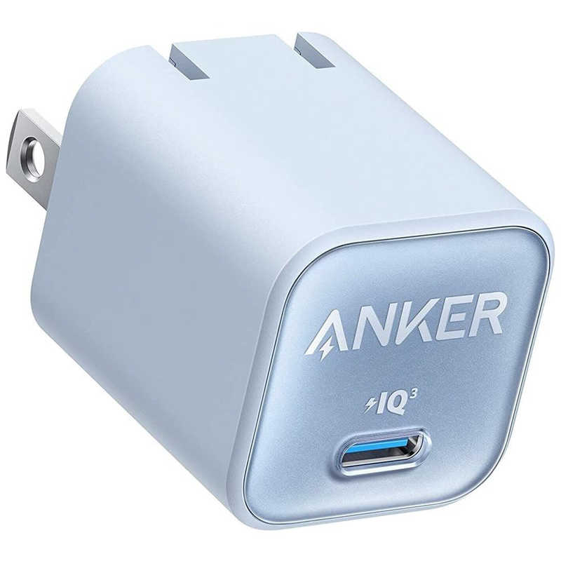 アンカー Anker Japan アンカー Anker Japan Anker 511 Charger Nano 3 30W) ブルー ［1ポート /USB Power Delivery対応］ A2147N31 A2147N31