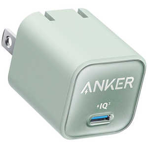 アンカー Anker Japan Anker 511 Charger (Nano 3 30W) グリーン ［1ポート /USB Power Delivery対応］ A2147N61