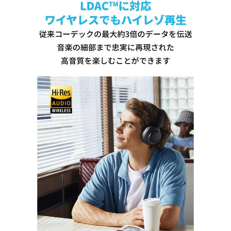アンカー Anker Japan アンカー Anker Japan ブルートゥースヘッドホン Soundcore Space Q45 ブラック [Bluetooth /ハイレゾ対応 /ノイズキャンセリング対応] A3040011 A3040011