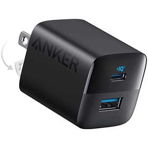 アンカー Anker Japan 充電器 Anker 323 Charger (33W) Black ［2ポート /USB Power Delivery対応］ A2331N11