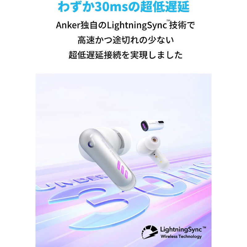 アンカー Anker Japan アンカー Anker Japan Anker Soundcore VR P10 White ［ワイヤレス(左右分離) /Bluetooth］ A3850Z21 A3850Z21