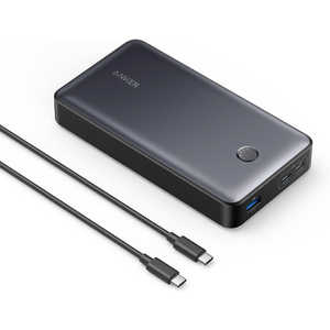 アンカー Anker Japan モバイルバッテリー Anker 537 Power Bank (PowerCore 24000 65W) ブラック ［24000mAh /3ポート ］ A1379011