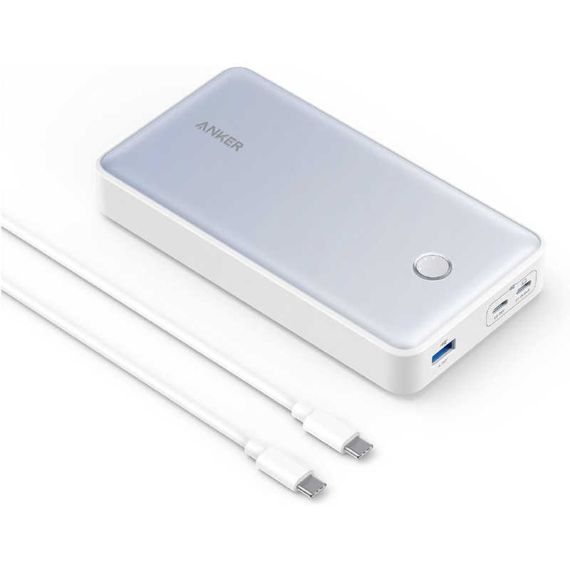 アンカー Anker Japan アンカー Anker Japan モバイルバッテリー Anker 537 Power Bank (PowerCore 24000 65W) ホワイト ［24000mAh /3ポート ］ A1379021 A1379021