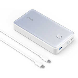 アンカー Anker Japan モバイルバッテリー Anker 537 Power Bank (PowerCore 24000 65W) ホワイト ［24000mAh /3ポート ］ A1379021