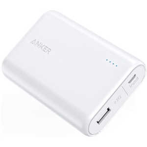 アンカー Anker Japan モバイルバッテリー PowerCore 10000 ホワイト ［10000mAh /1ポート /充電タイプ］ A1263N22