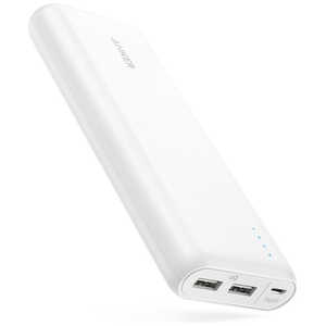 アンカー Anker Japan Anker PowerCore 20100 White ［2ポート /充電タイプ］ A1271N23