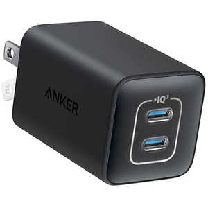 アンカー Anker Japan ＰＤ対応充電器 Anker 523 Charger (Nano 3、47W) Black ［2ポート /USB Power Delivery対応］ A2039N11