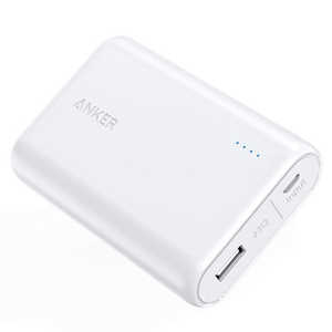 アンカー Anker Japan モバイルバッテリーAnker PowerCore 10000 White ［充電タイプ］ A1263026