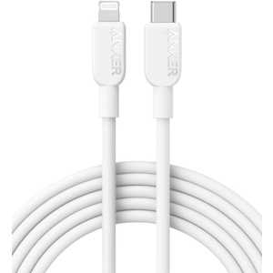 󥫡 Anker Japan Anker 310 USB-C  饤ȥ˥ ֥ 3.0m USB Power Deliveryб ۥ磻 A81A3021