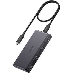 アンカー Anker Japan  USBハブ Anker 556 (8in1 USB4) Black ［8ポート /USB 3.2 Gen2対応 /USB Power Delivery対応］ A83A8H11