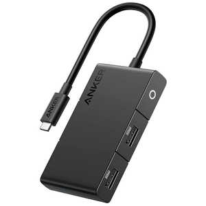 アンカー Anker Japan USBCハブ Anker 332 5in1 4K HDMI Black ［5ポート/USB 3.2 Gen1対応/USB Power Delivery対応］ A8356H11