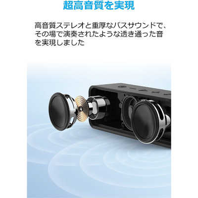 新品・未使用 サウンドコア Glow A3166011 ブラック アンカー Anker [在庫処分]アンカー Soundcore Glow ブラック ワイヤレス