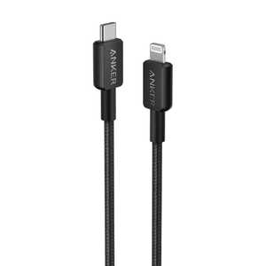 アンカー Anker Japan Anker 322 高耐久ナイロン USB-C & Lightning ケーブル 0.9m Black [USB Power Delivery対応] A81B5N11