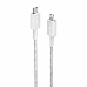 󥫡 Anker Japan Anker 322 ѵץʥ USB-C &Lightning ֥ 0.9m White [USB Power Deliveryб] A81B5N21