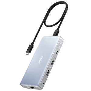 アンカー Anker Japan Anker 575 USB-C ハブ  Gray ［バスパワー /12-in-1 /USB 3.2 Gen2対応 /USB Power Delivery対応］ A83A00A1