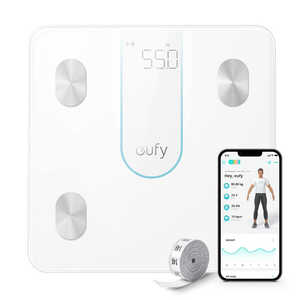 󥫡 Anker Japan إ륹᡼ Eufy Smart Scale P2 White Υޥ۴ǽ T9148N22