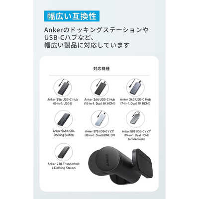 アンカー Anker Japan Anker Hub Mounting Kit Black A75A0H11 の通販  