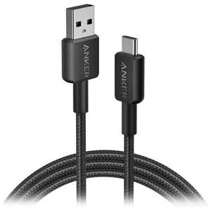 アンカー Anker Japan USB-C ＆ USB-A ケーブル Anker 322 (USB2.0対応) Black 1.8m A81H6N11