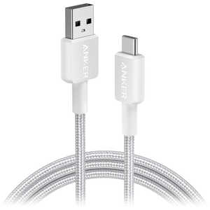 󥫡 Anker Japan USB-C  USB-A ֥ Anker 322 (USB2.0б) White 1.8m A81H6N21