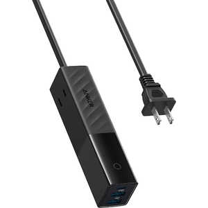 アンカー Anker Japan 電源タップ Anker 511 USB Power Strip Black ［1.5m /2個口 /スイッチ無 /3ポート］ A9127511