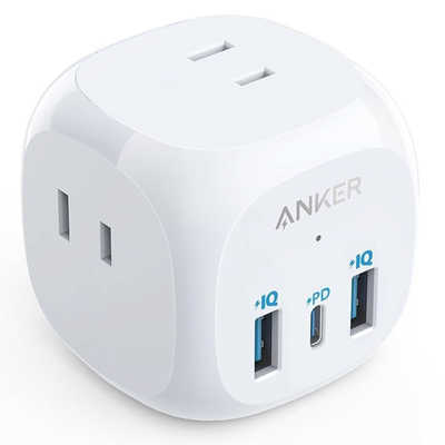 アンカー Anker Japan 電源タップ Anker PowerExtend (6-in-1) White