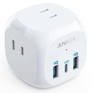 󥫡 Anker Japan Ÿå Anker PowerExtend (6-in-1) White ľޤ /6ĸ /å̵ /3ݡȡ ۥ磻 A9231524