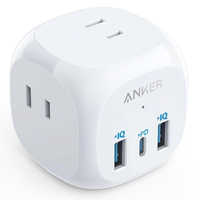 アンカー Anker Japan 電源タップ Anker PowerExtend (6-in-1) White