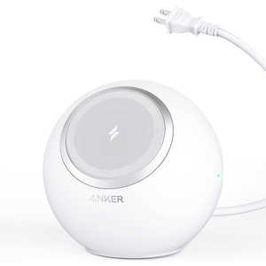 󥫡 Anker Japan 磻쥹Ŵ Anker 637 Magnetic Charging Station (MagGo) White USB Power Deliveryб /8ݡȡ A9137522