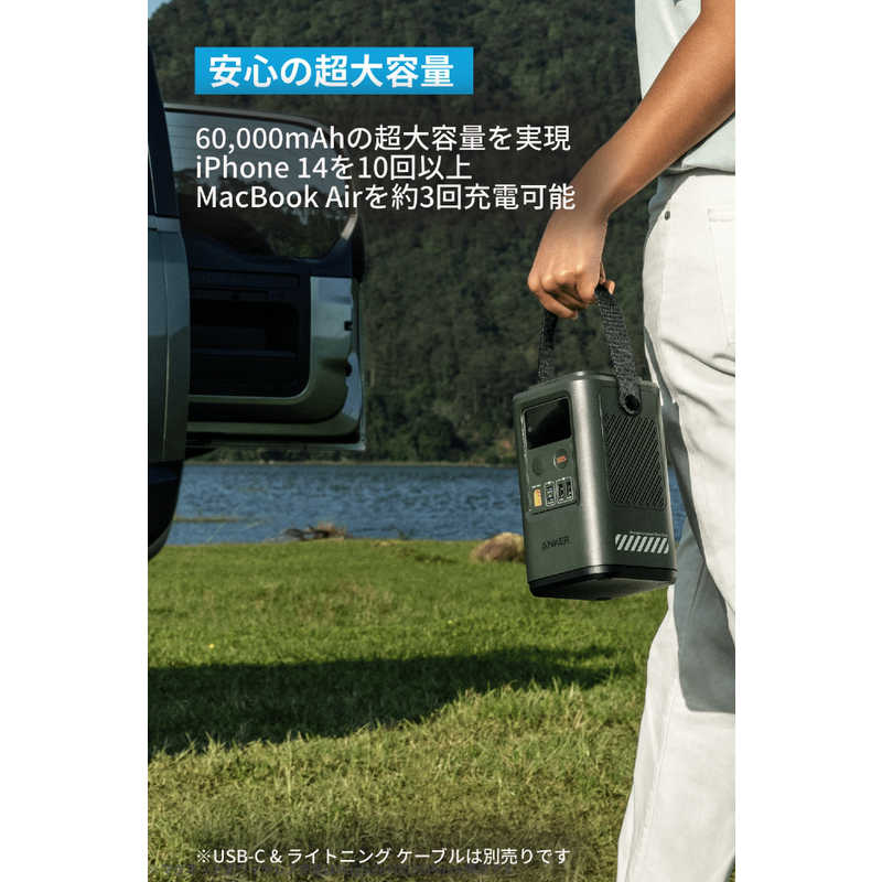 アンカー Anker Japan アンカー Anker Japan モバイルバッテリー Anker 548 Power Bank (PowerCore Reserve 192Wh) Green ［USB Power Delivery対応 /4ポート /充電タイプ］ A1294061 A1294061
