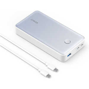 󥫡 Anker Japan ХХåƥ꡼ Anker 537 Power Bank (PowerCore 24000 65W) White USB Power Deliveryб /2ݡ /ťס A1379N21