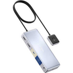 󥫡 Anker Japan Anker KVM Switch (Dual 4KFor Dual ΡPC) Gray 9ݡ /USB 3.2 Gen1б /USB Power Deliveryб A83K15A1