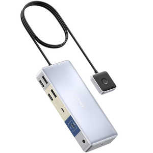 󥫡 Anker Japan Anker KVM Switch (Dual 4KFor ǥȥåPC  ΡPC) Gray USB 3.2 Gen1б /USB Power Deliveryб A83K25A1