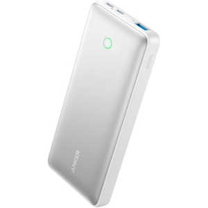 アンカー Anker Japan モバイルバッテリー Anker Power Bank (10000mAh、25W、3Port) ［USB Power Delivery対応 /3ポート］ ホワイト A1249021