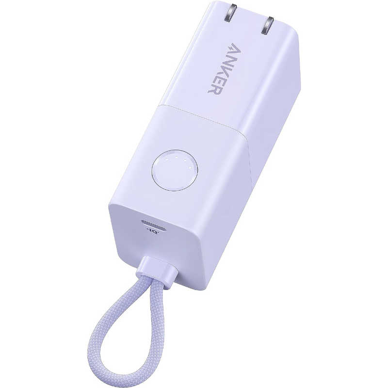 アンカー Anker Japan アンカー Anker Japan モバイルバッテリー Anker 511 Power Bank (Power Core Fusion 30W) ［USB Power Delivery対応 /1ポート /充電タイプ］ パープル A1634NV1 A1634NV1