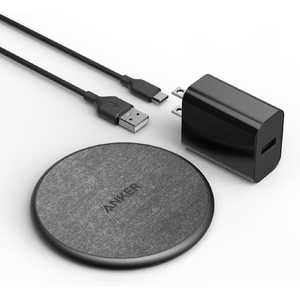 󥫡 Anker Japan Anker 318 Wireless Charger (Pad) Black+Gray ֥å+졼 [磻쥹Τ] B2548NF1