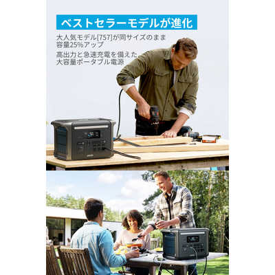 アンカー Anker Japan ポータブル電源 Solix F1500 Portable Power